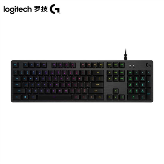 Logitech罗技 G512有线机械键盘 红轴