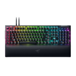 RAZER雷蛇 黑寡妇蜘蛛V4PRO有线机械键盘 绿轴 黑色