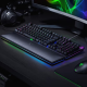 RAZER雷蛇 猎魂光蛛精英版有线机械键盘 线性光轴 黑色